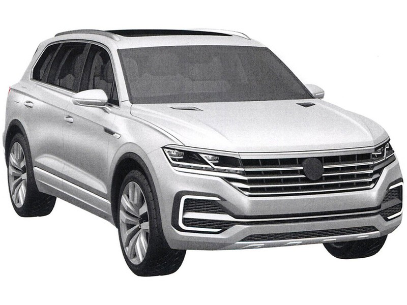 Volkswagen Touareg New — патентные фото
