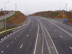На трассе М1 «Беларусь» появится шумовая разметка