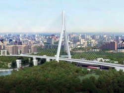 В Москве построят новый автомобильный вантовый мост