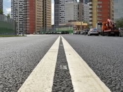 Почти 70 км дорог построено в Москве с начала года