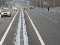 В Москве начали строить новую разворотную эстакаду