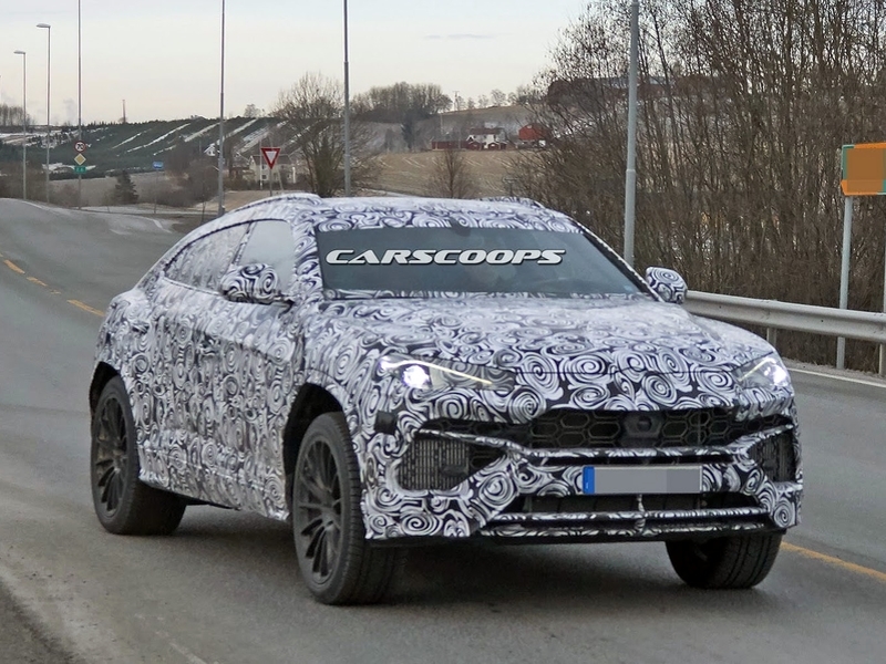 Lamborghini Urus замечен на испытаниях