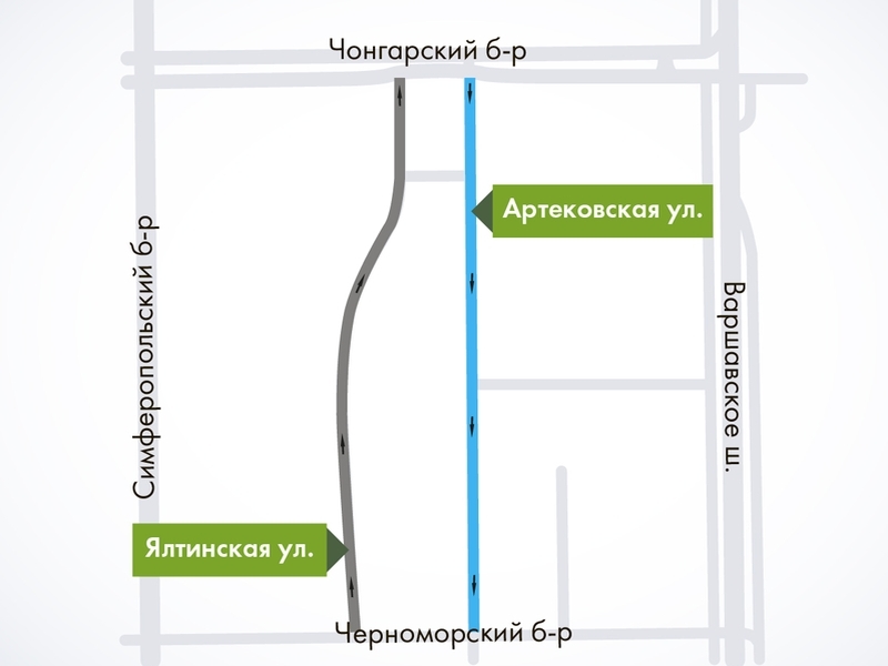 На Артековской улице в Москве будет введено одностороннее движение