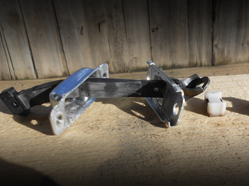 Ограничители дверей владельцы привыкли дорабатывать самостоятельно при помощи электрода