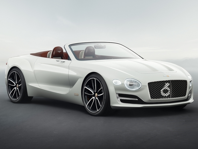 Электрический суперкар Bentley EXP 12 Speed 6e показан в Женеве