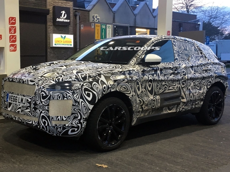 Jaguar E-Pace замечен на тестах