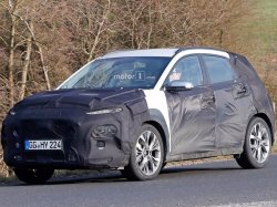 Hyundai Kona замечен на тестах