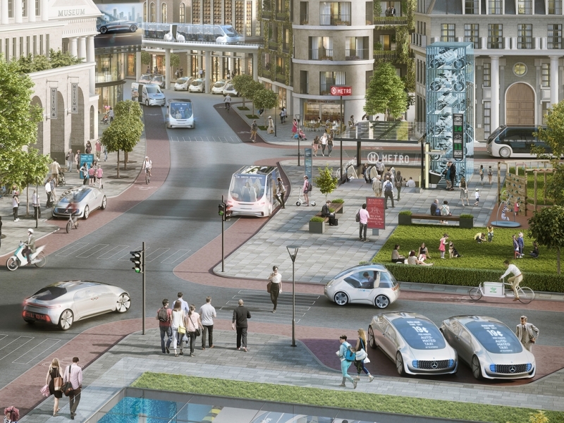 Bosch и Daimler работают над системой управления беспилотным автомобилем