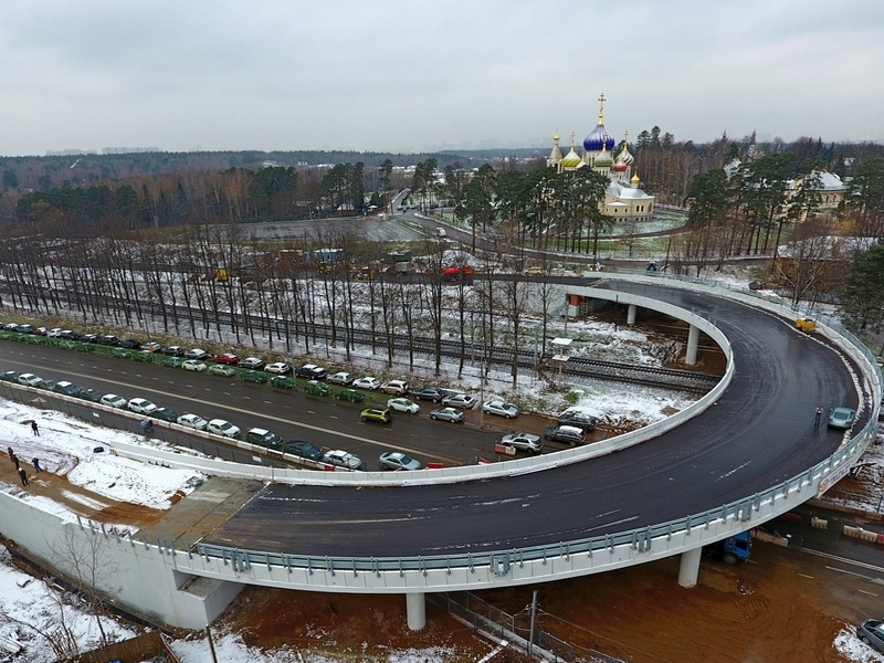 Скоро в Москве откроется путепровод в районе ж/д станции «Переделкино»