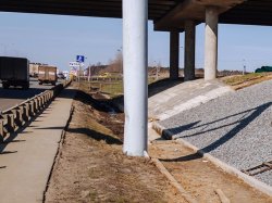На МКАД восстановят откосы по новой технологии