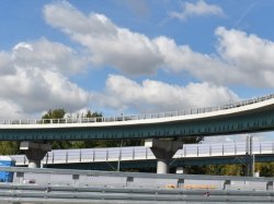 Эстакаду около поселения Первомайское Новой Москвы построят к июлю