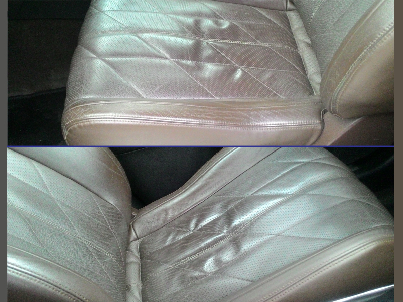 Так выглядят кресла после 100 тыс. км эксплуатации. Отличное качество!