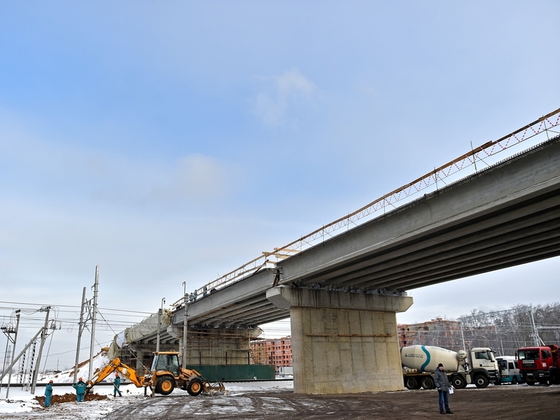 Новый автомобильный путепровод будет открыт в Москве в III квартале 2017 года
