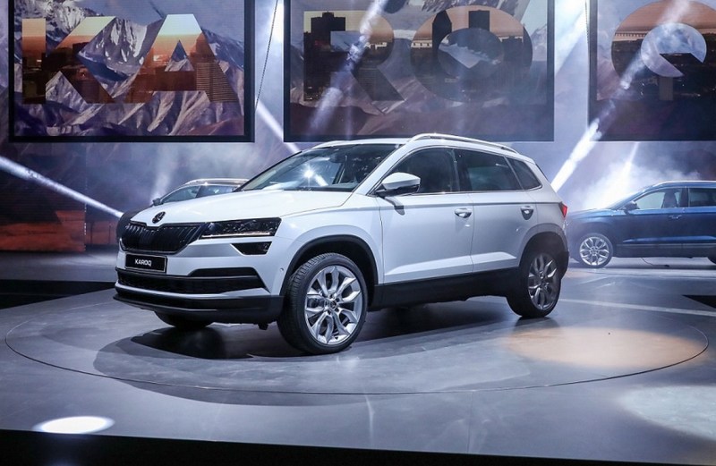 Karoq или Kodiaq перед нами? Без подсказки можно и не угадать...