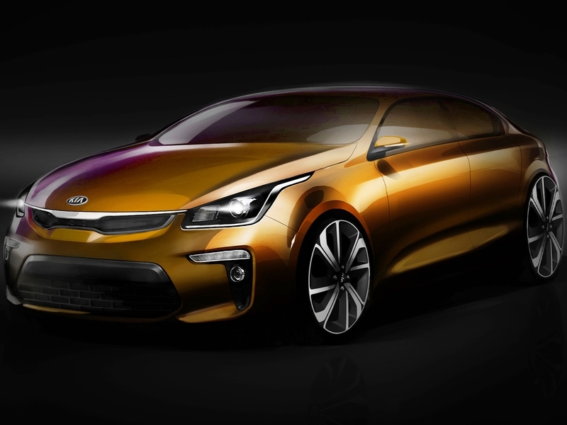 Российская версия KIA Rio New: первые изображения