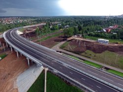 Запущено движение по путепроводу в поселке Кокошкино Новой Москвы