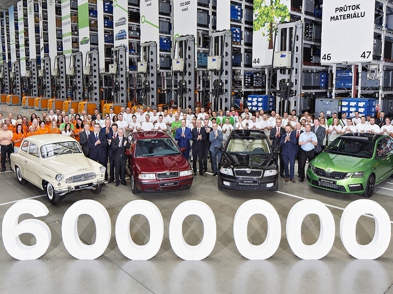 Выпущена 6-миллионная Skoda Octavia