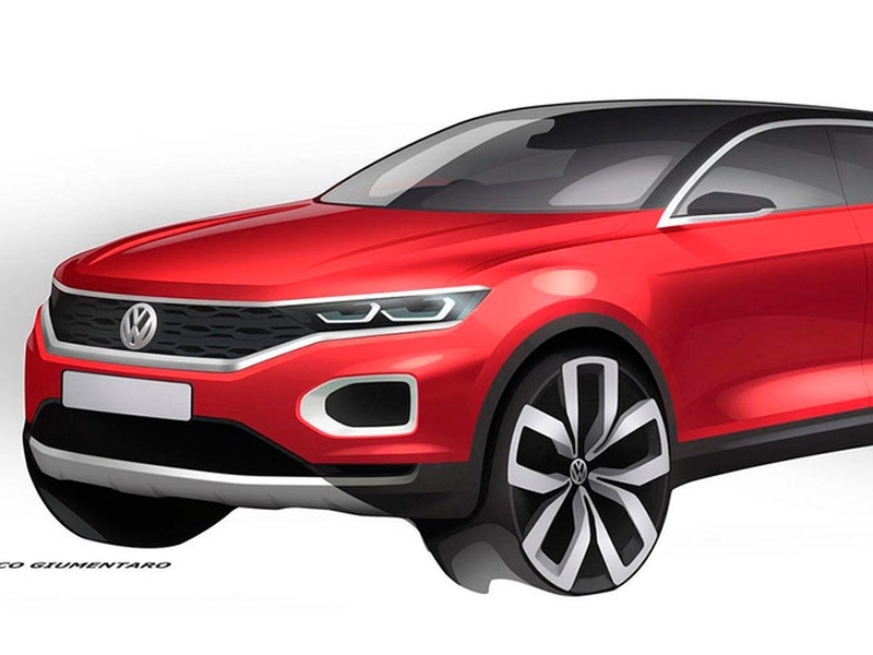 Дизайн серийной версии кроссовера Volkswagen T-Roc рассекречен