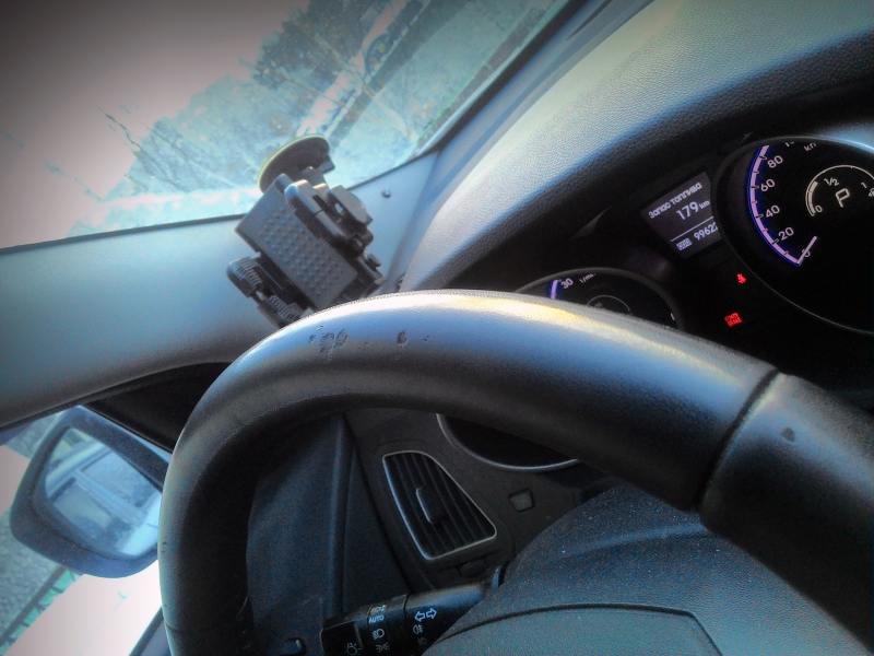 Это рулевое колесо автомобиля с пробегом 80 тыс. км