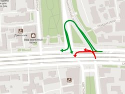В Москве изменяются развороты с Цветного бульвара на внешнюю сторону Садового кольца