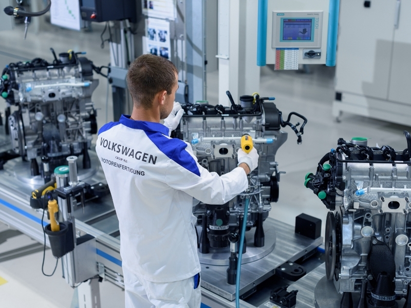В России выпущен 200-тысячный двигатель Volkswagen