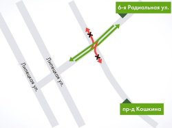 На 6-й Радиальной улице в Москве изменилась схема движения