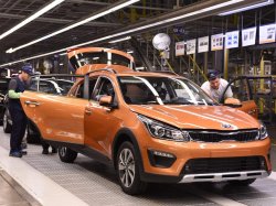 В Санкт-Петербурге началось производство кросс-хэтчбека KIA Rio X-Line
