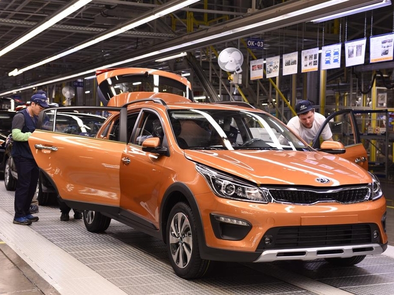 В Санкт-Петербурге началось производство кросс-хэтчбека KIA Rio X-Line