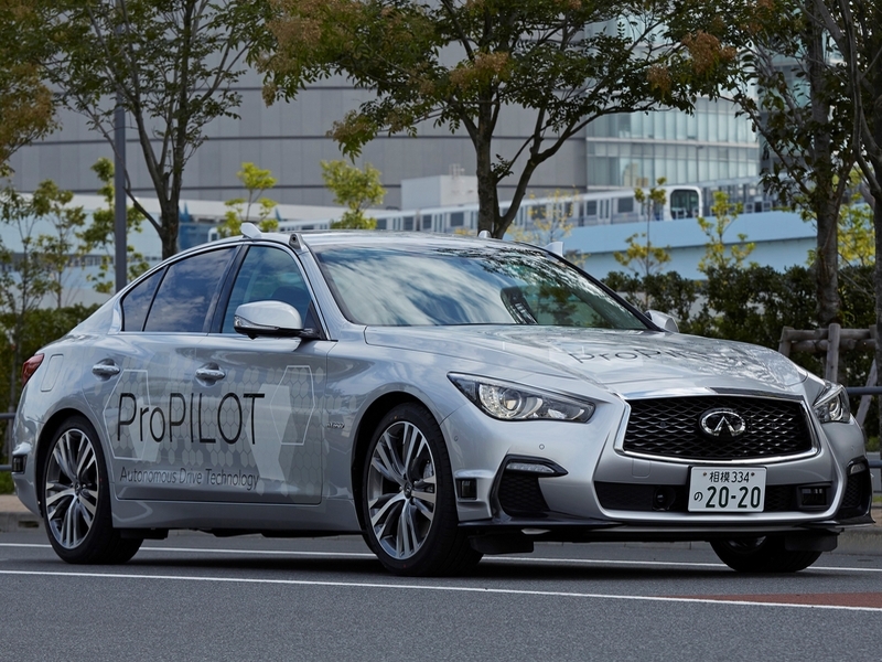 Nissan тестирует полностью автономный прототип на улицах Токио