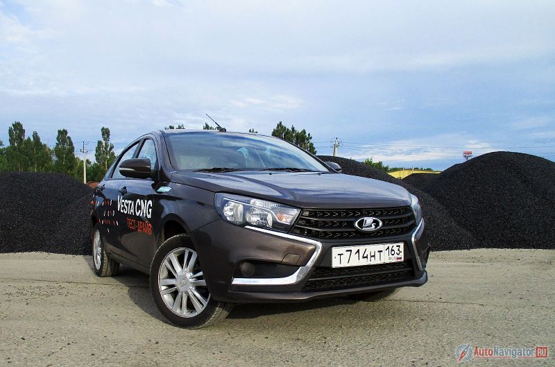 Lada Vesta CNG на метане: гибрид экологичности и экономичности