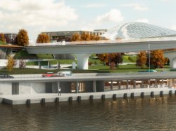 Парковку в парке «Зарядье» в Москве можно оплатить картой «Тройка»