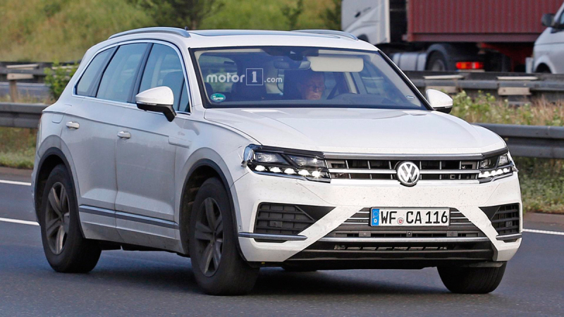 Испытания Volkswagen Touareg 2019 на дорогах