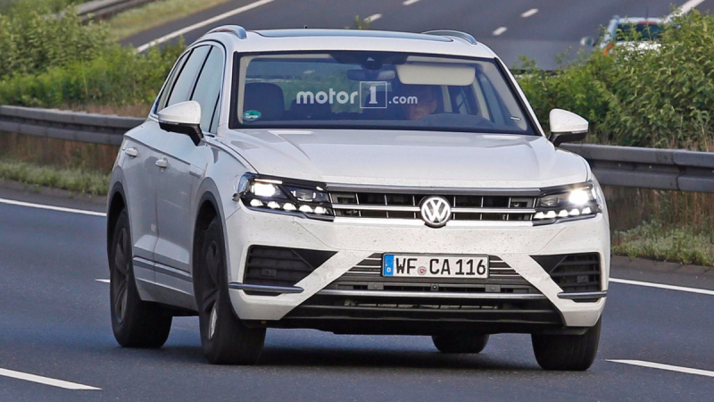 Испытания Volkswagen Touareg 2019 на дорогах