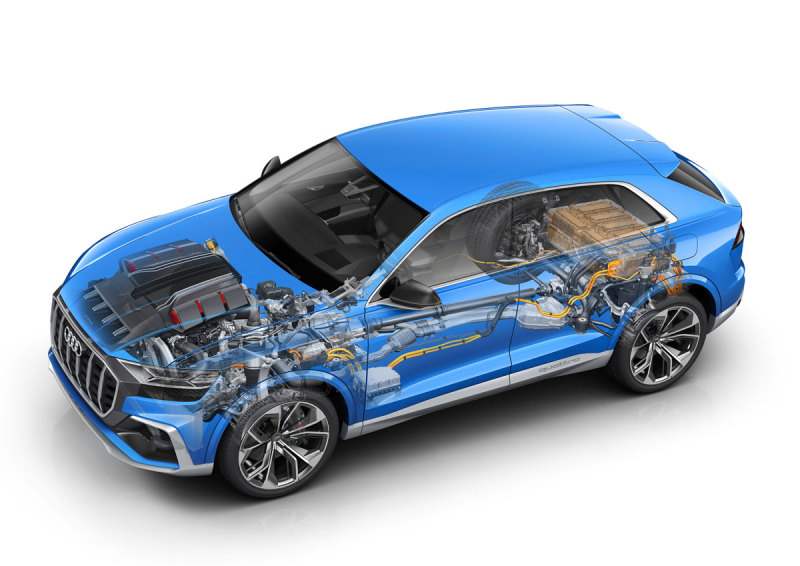 Схема Audi Q8 Concept