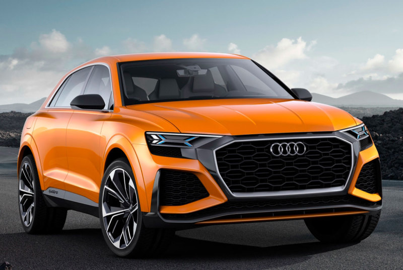 "Заряженный" Audi Q8 Sport Concept