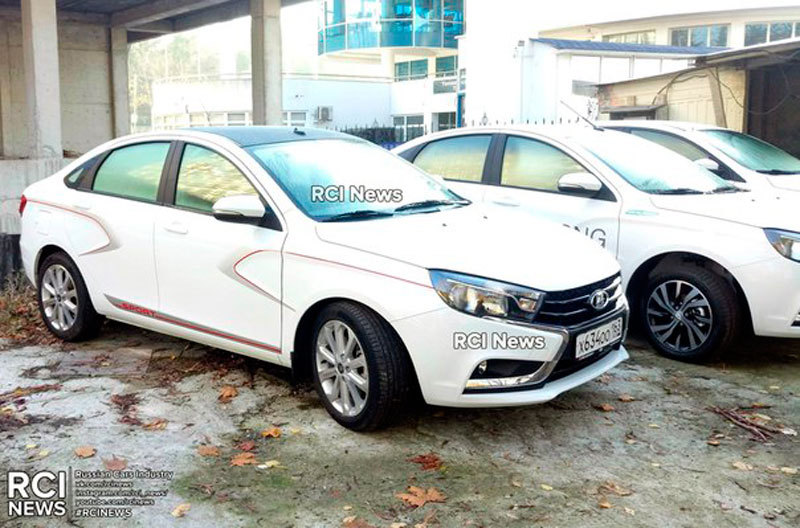 Lada Vesta Sport заметили на испытаниях
