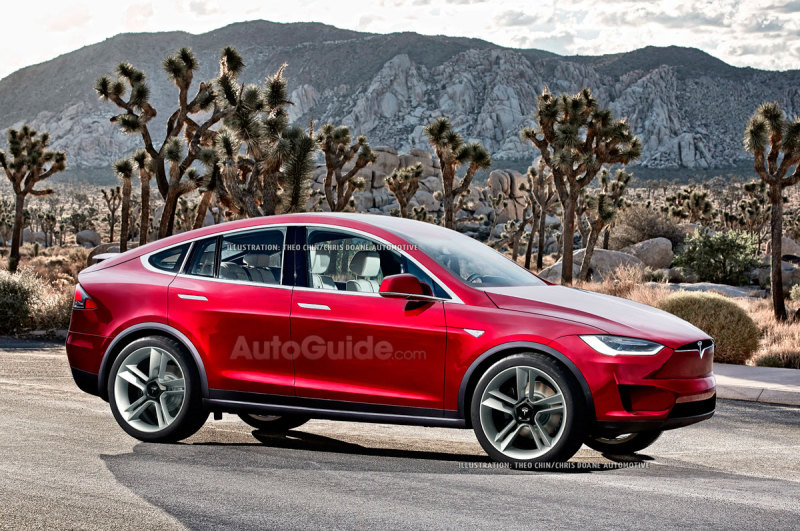 Рендер Tesla Model Y