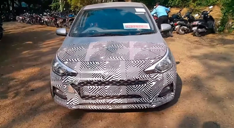 Новый Hyundai i20 2018 индусы сняли на видео