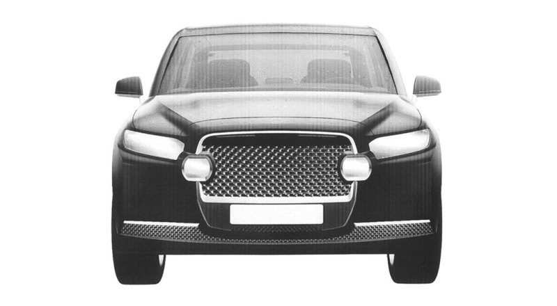 Внедорожник проекта "Кортеж" - патентные изображения