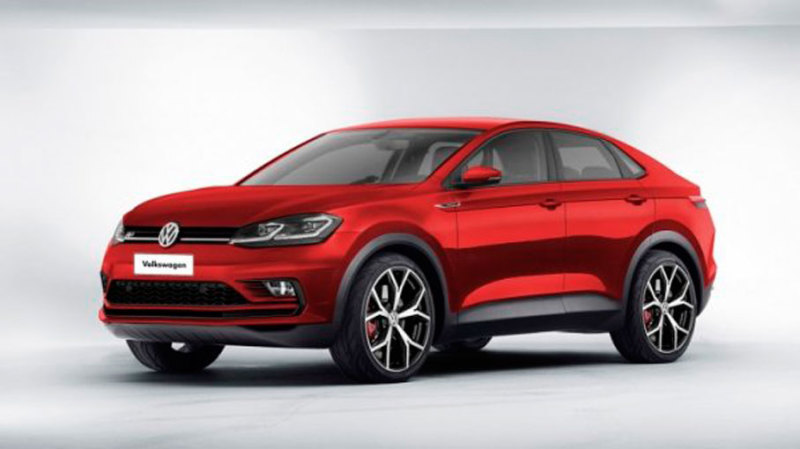Электрический кроссовер Volkswagen I.D. Cross представили на компьютерных рендерах