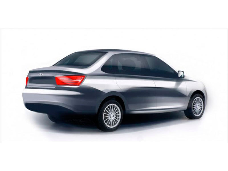 Lada Granta 2018-2019 дизайнерский экскиз