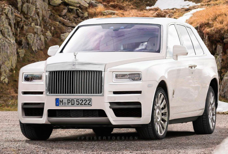 Люксовый кроссовер Rolls-Royce Cullinan в 2019 году появится в России