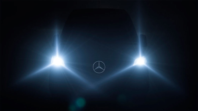 Официальный тизер Mercedes Sprinter 2019