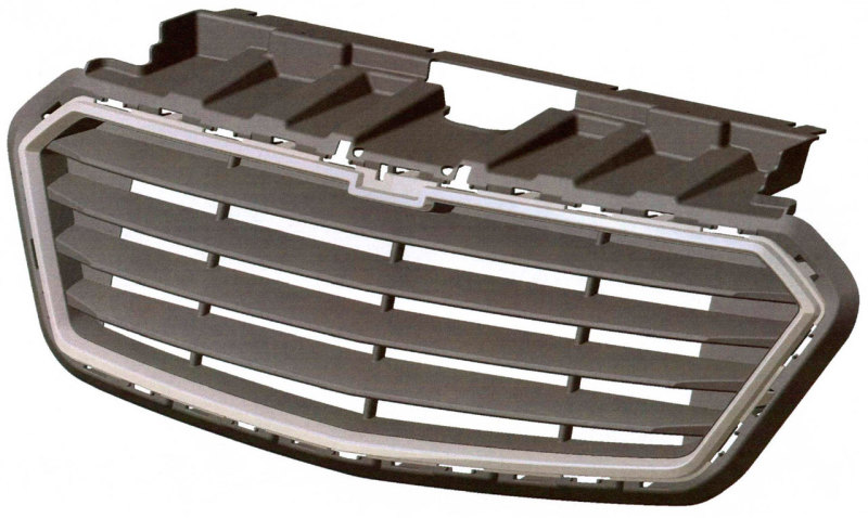 Патентное изображение решётки радиатора Chevrolet Niva II