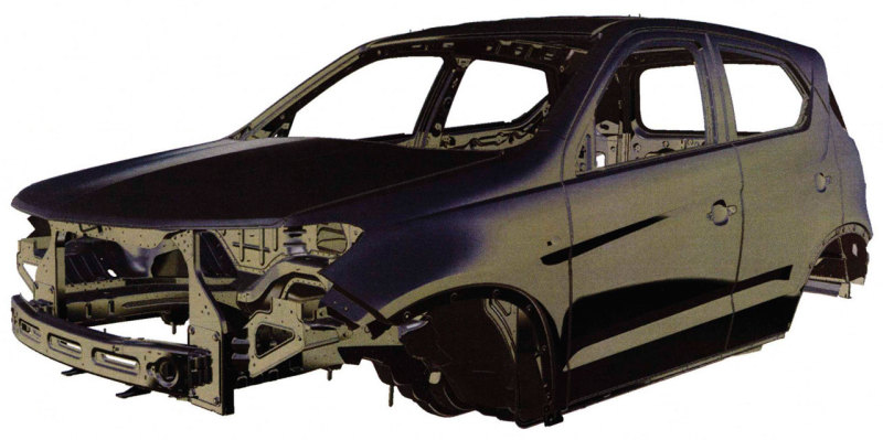 Патентное изображение кузова Chevrolet Niva II