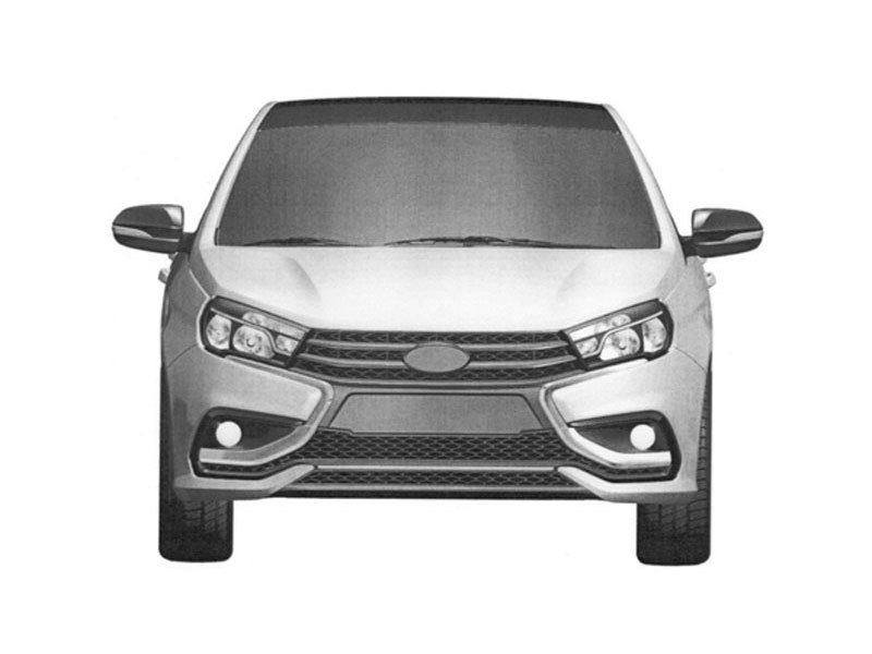 Патентное изображение Lada Vesta Sport