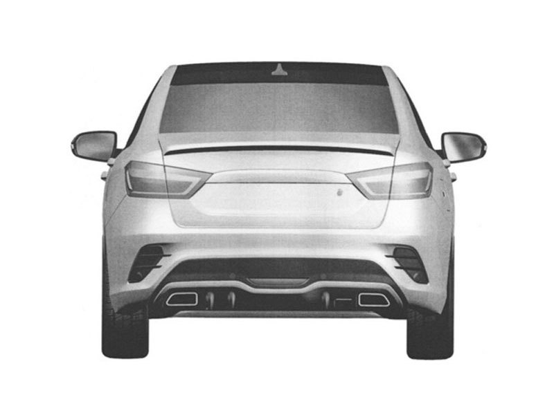 Патентное изображение Lada Vesta Sport