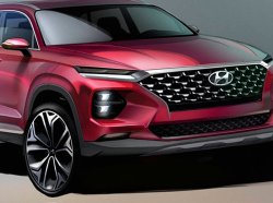 Представлен дизайн Hyundai Santa Fe 2019