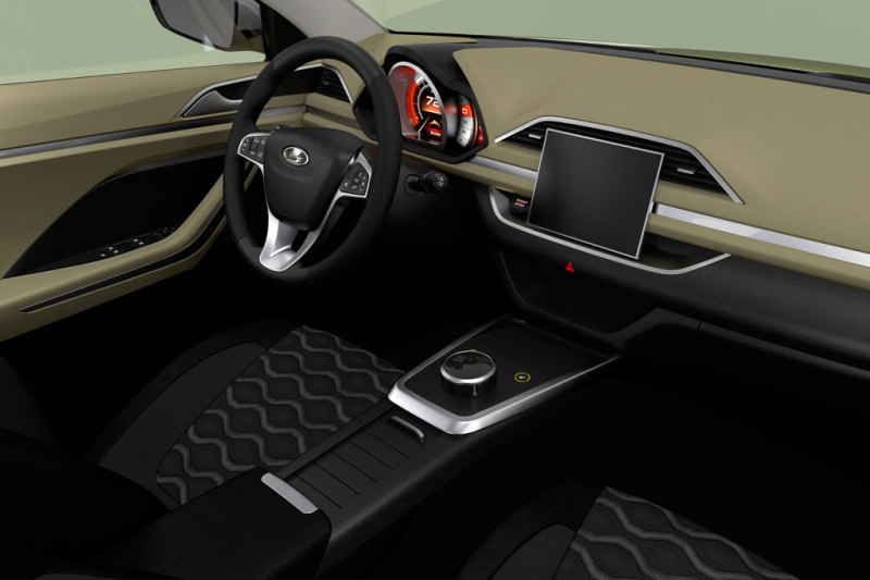 Интерьер концепта Lada XCode 2016