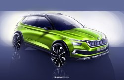 Концепт городского кроссовера Skoda Vision X покажут в марте